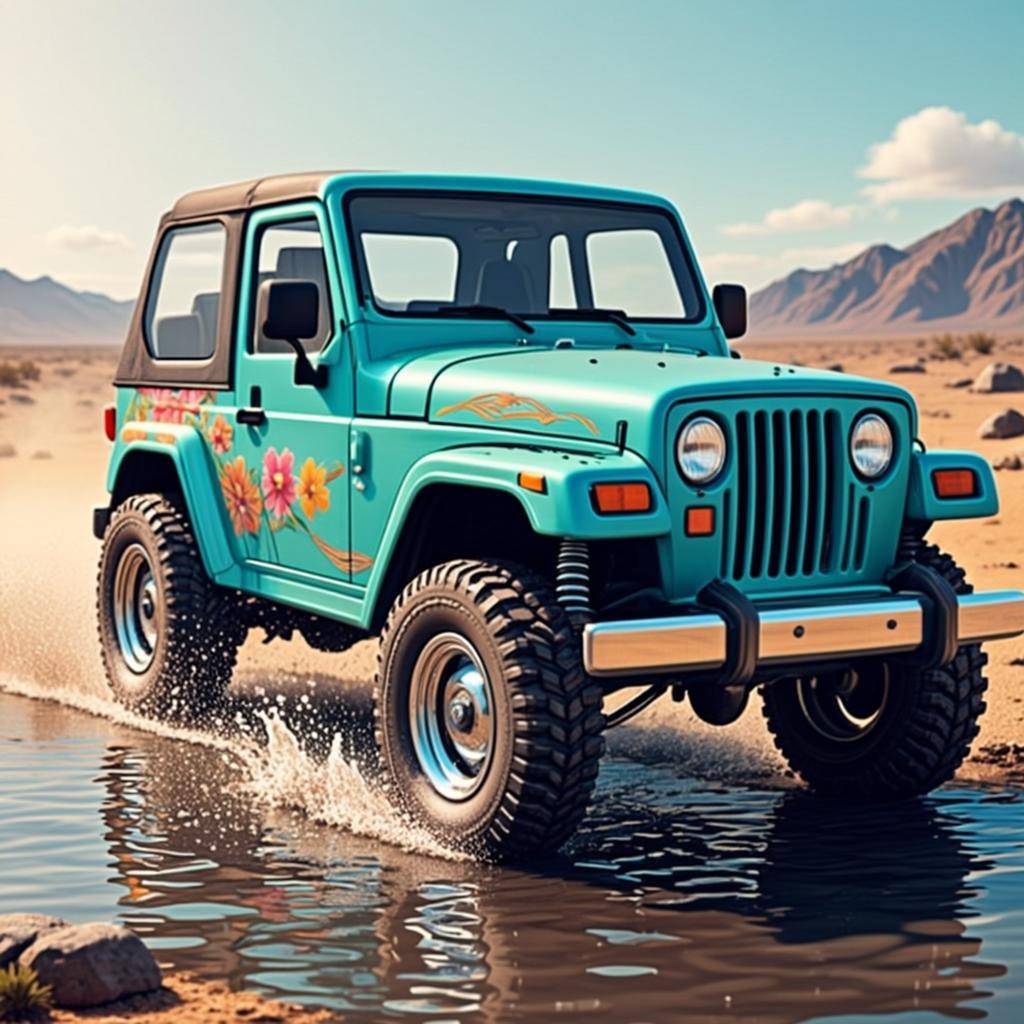 Amphibious Jeep 3D — free online game