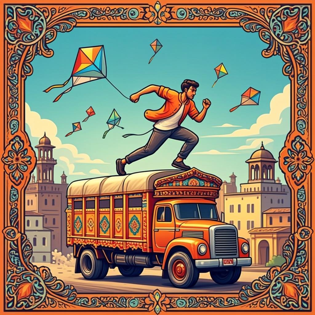 Basant Rooftop Run 3D — free online game