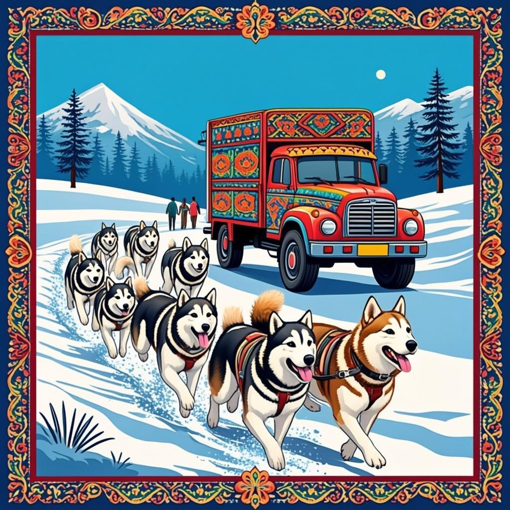 Dog Sled Race 3D — free online game