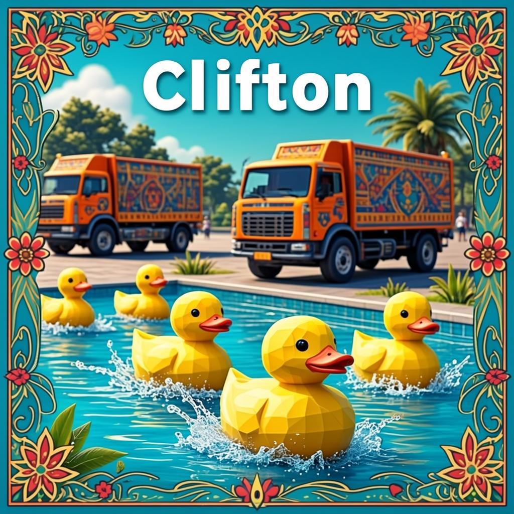 Duck Race Clifton 3D — free online game