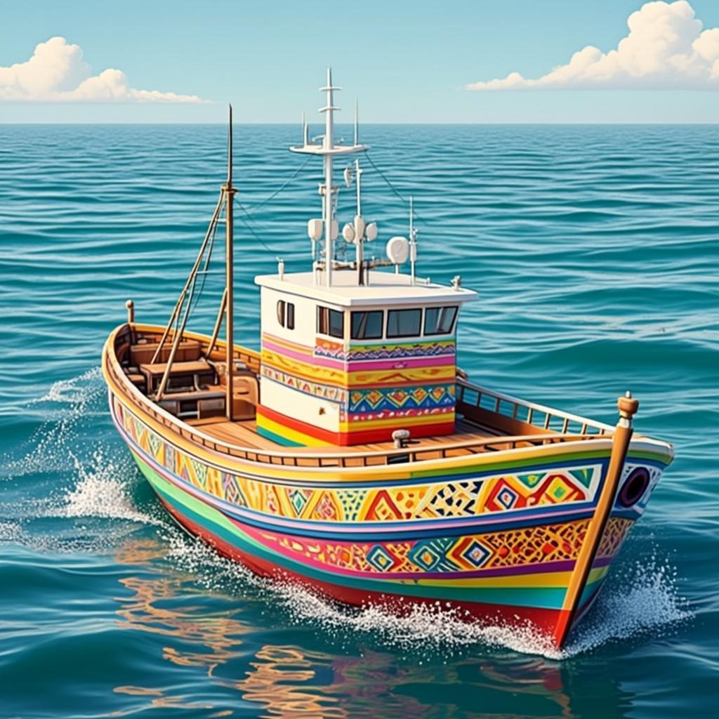 Fishing Trawler 3D — free online game