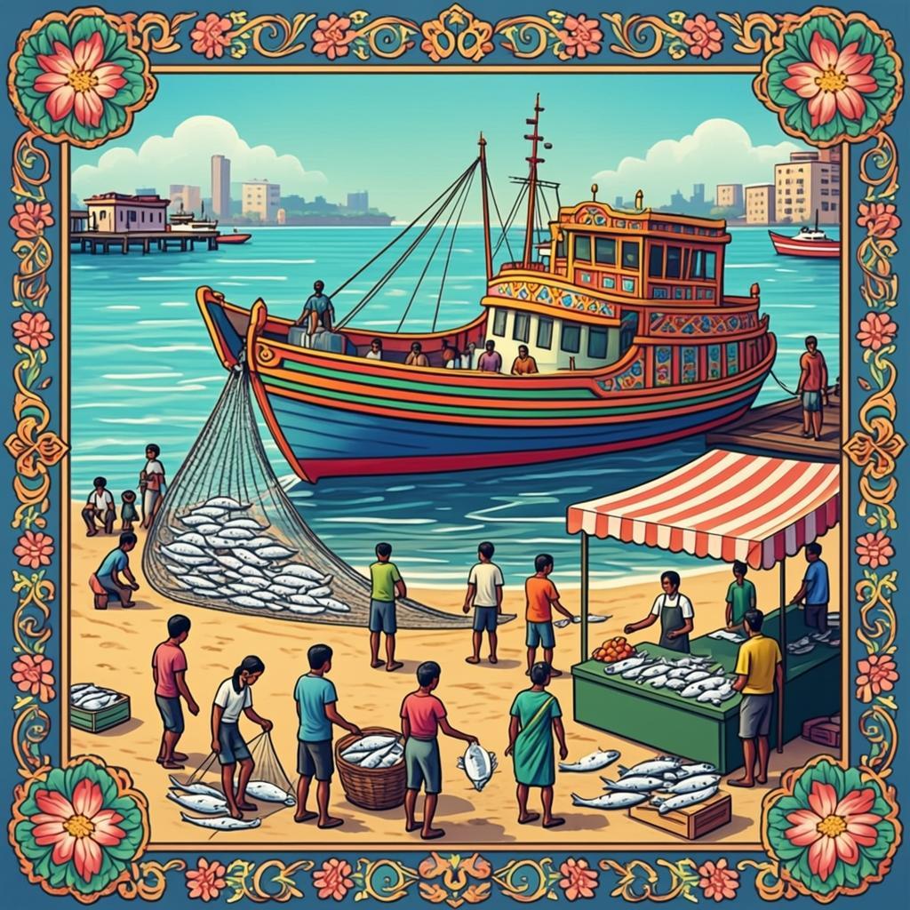Karachi Harbor Fishing 3D — free online game