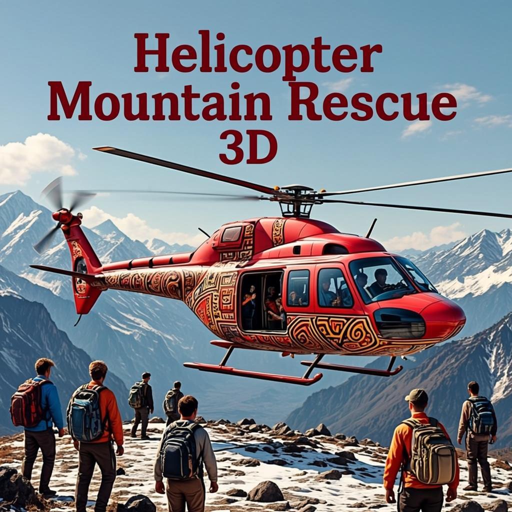 Helicopter Mountain Rescue 3D — free online game