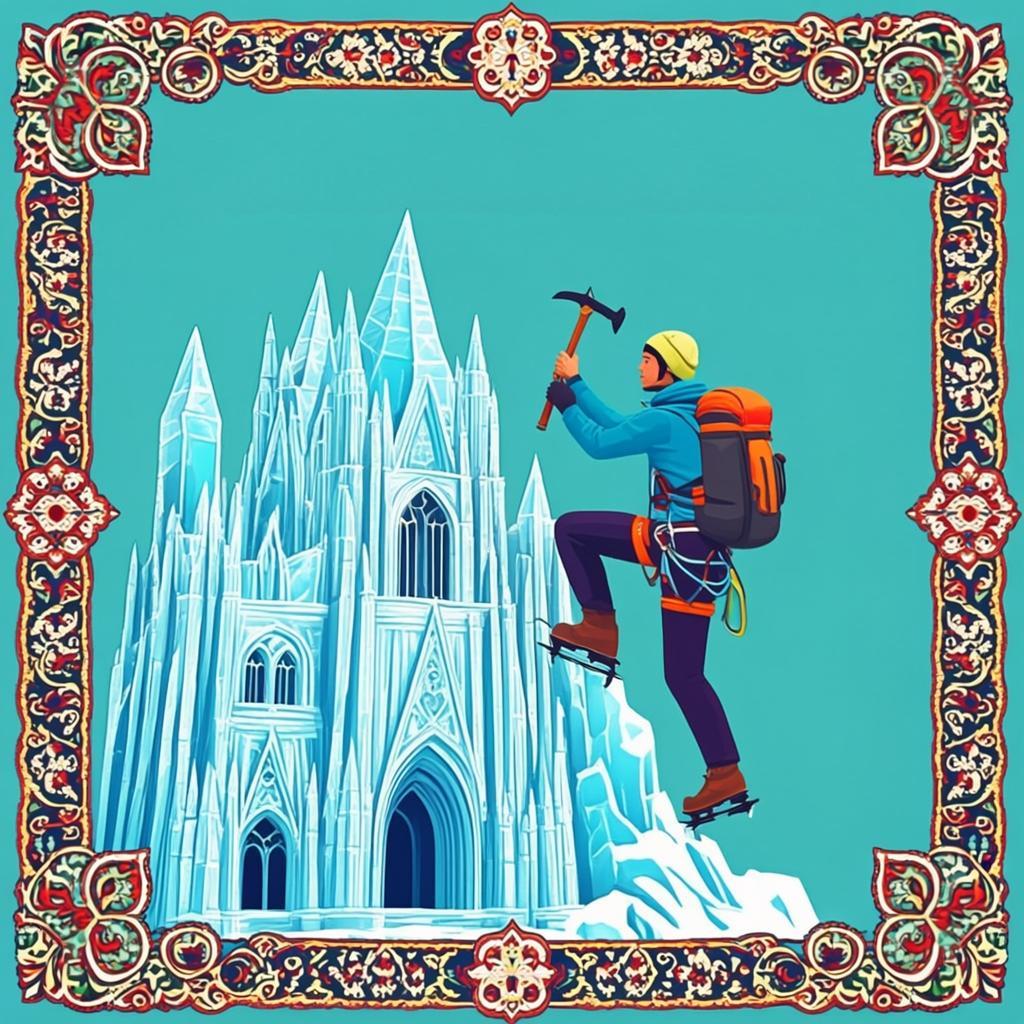 Ice Climbing Passu 3D — free online game