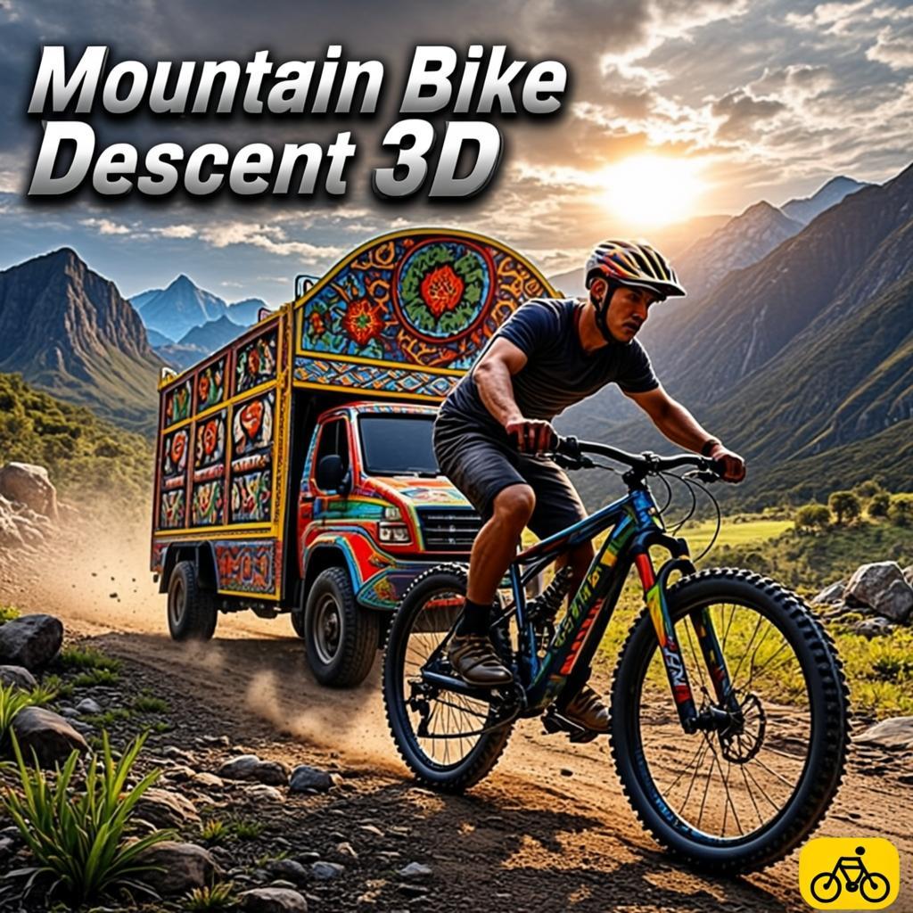 Mountain Bike Descent 3D — free online game