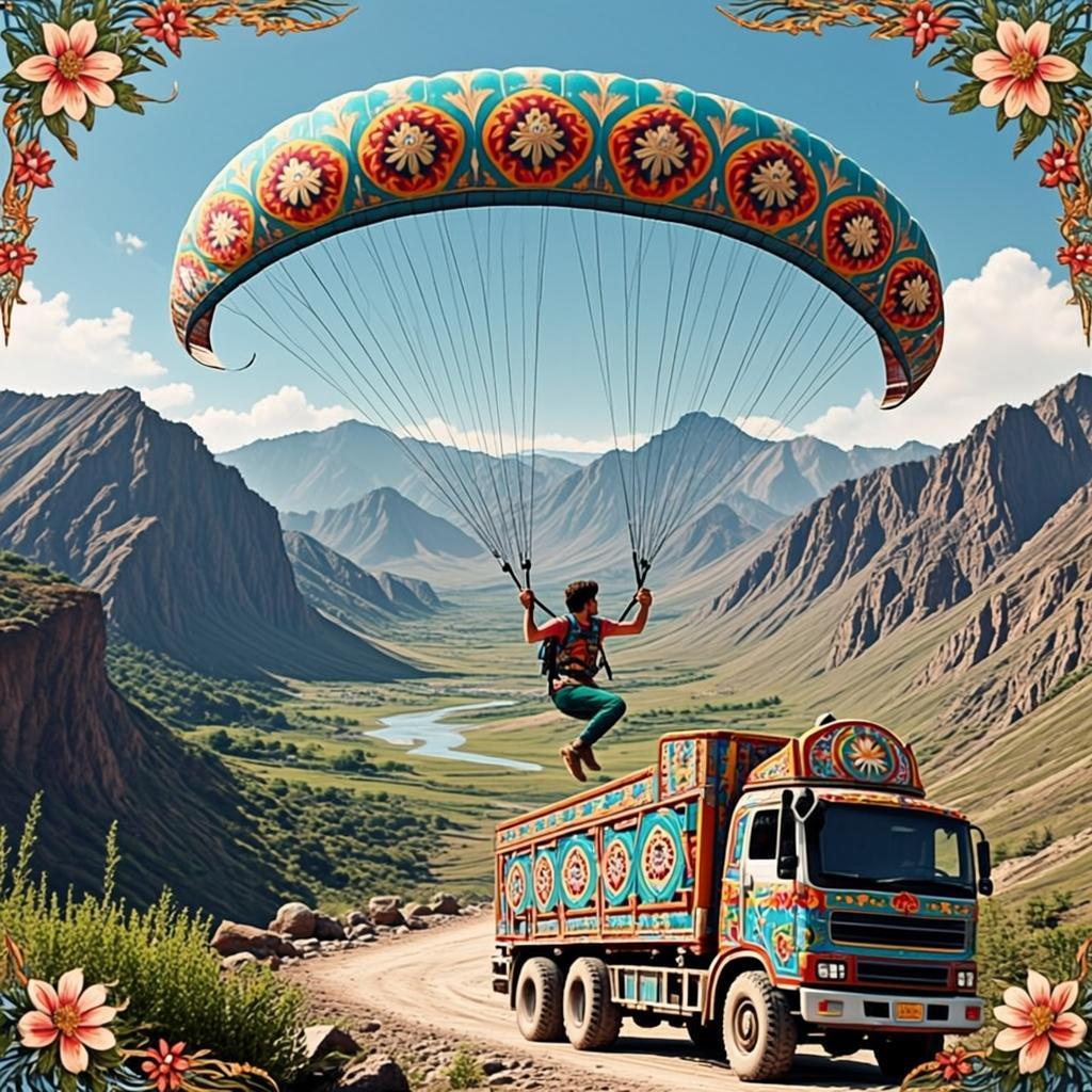 Paragliding Naran 3D — free online game