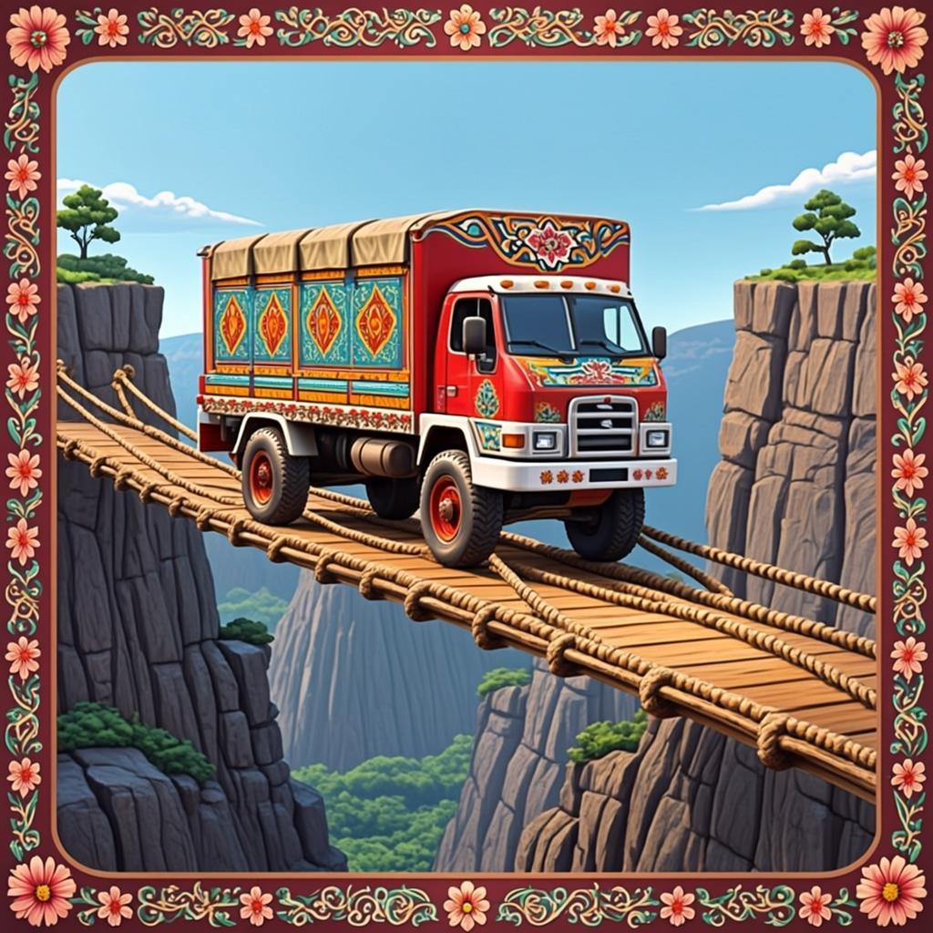 Rope Bridge Cross 3D — free online game
