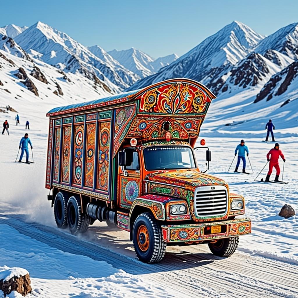 Naltar Valley Ski 3D — free online game