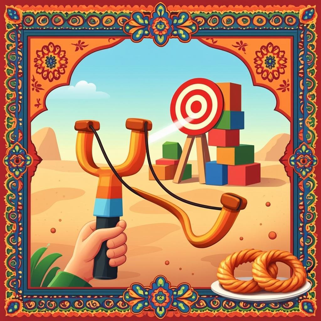 Slingshot Target 3D — free online game