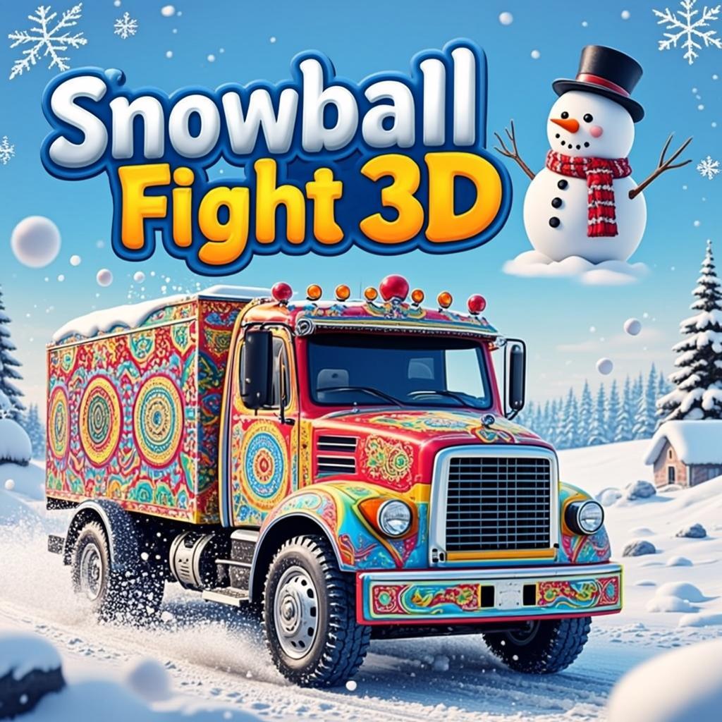 Snowball Fight 3D — free online game