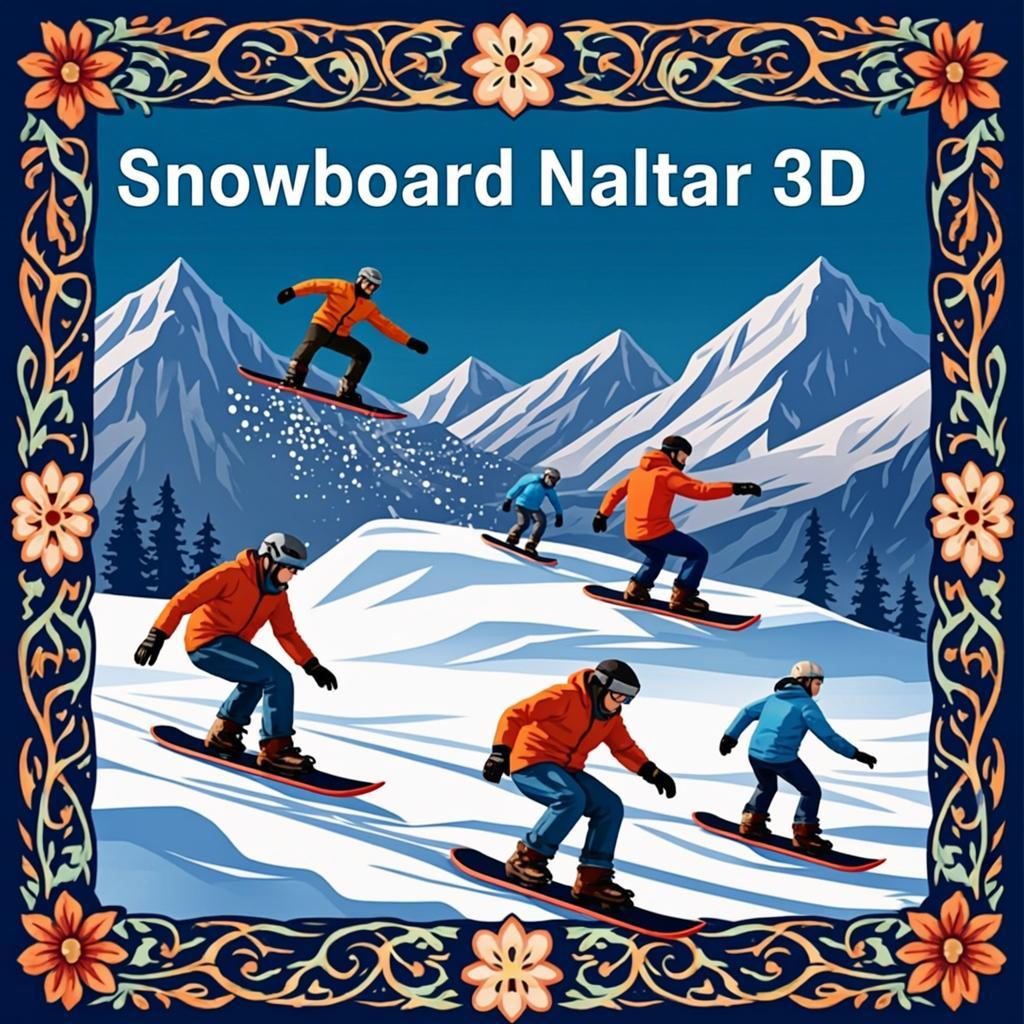 Snowboard Naltar 3D — free online game