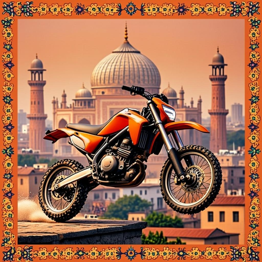 Rooftop Stunt Bike 3D — free online game