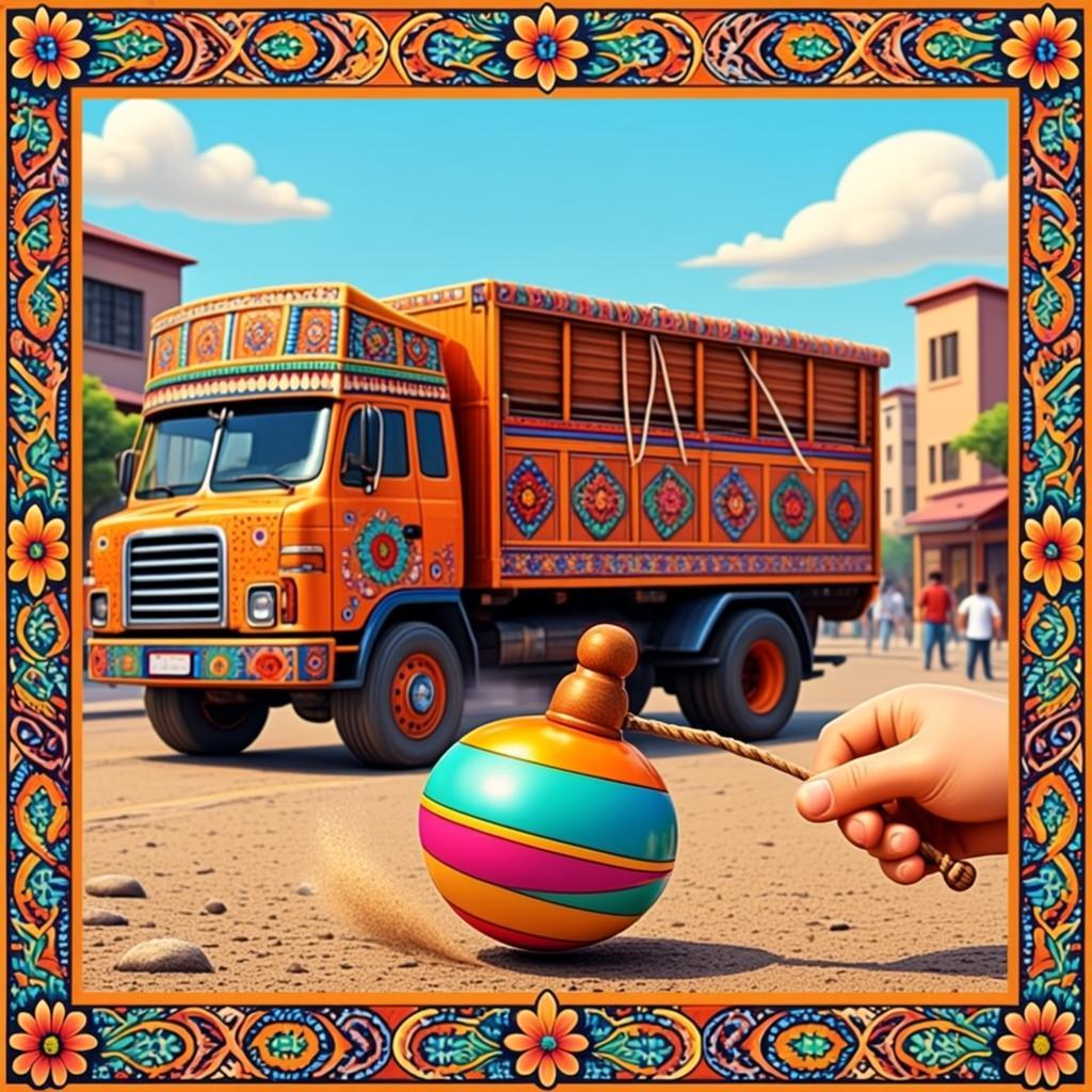 Top Spin Lattu 3D — free online game