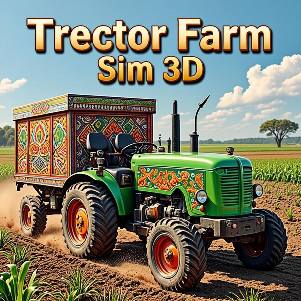 Tractor Farm Sim 3D — free online game