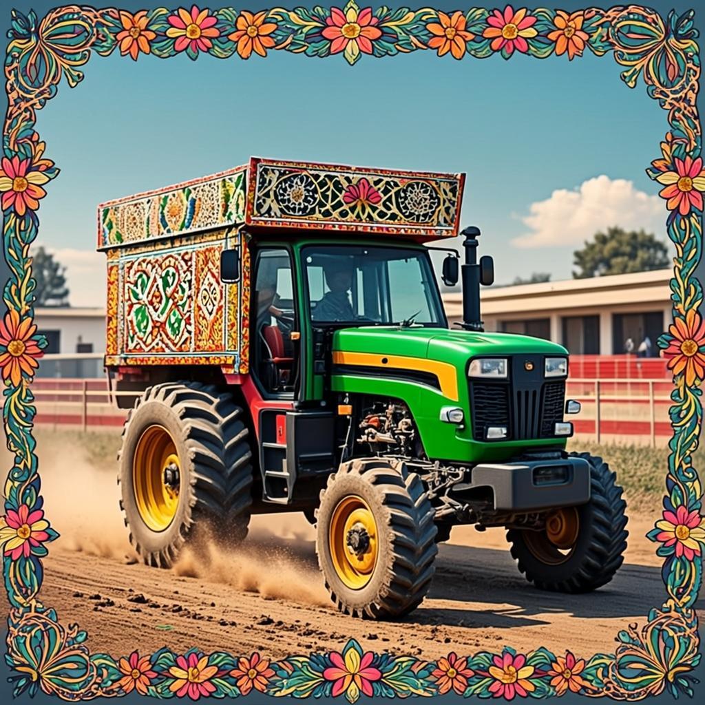 Tractor Stunt Arena 3D — free online game