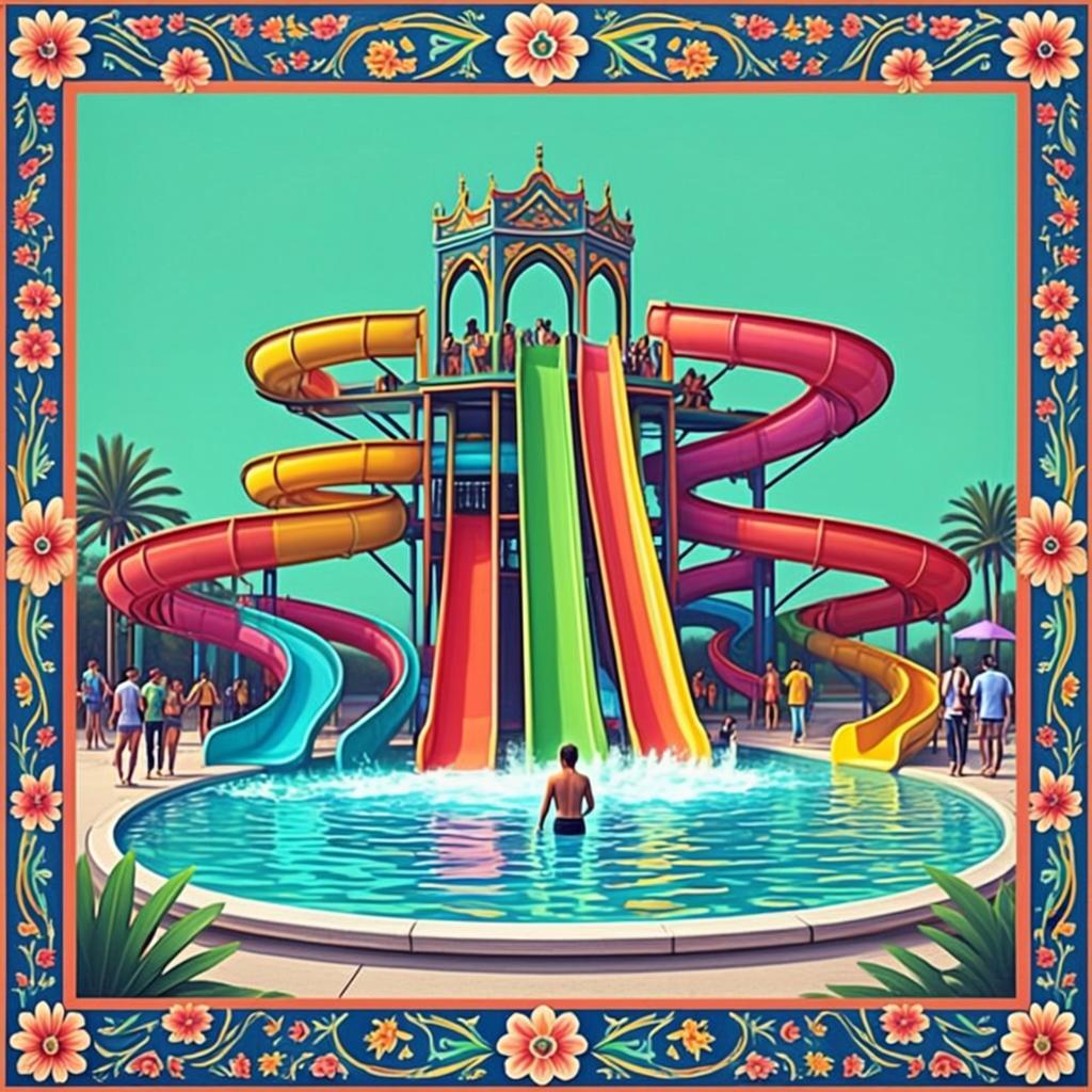 Water Park Slide 3D — free online game