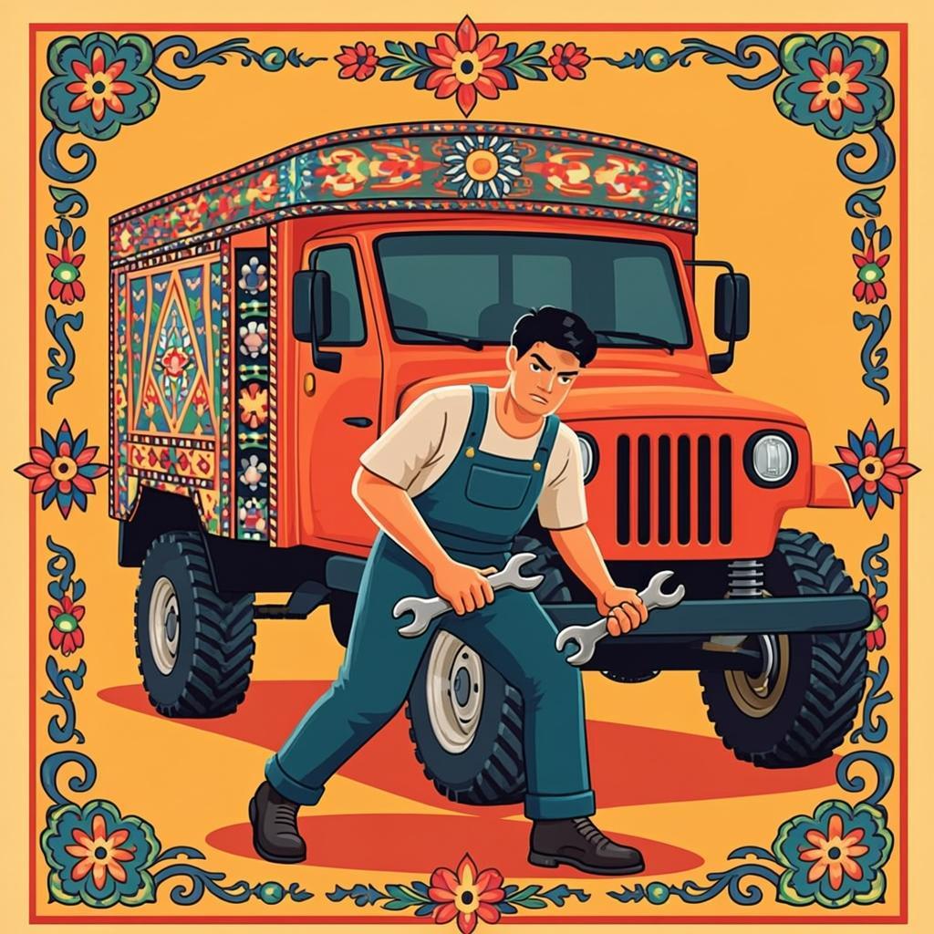 Jeep Rally Mechanic — free online game