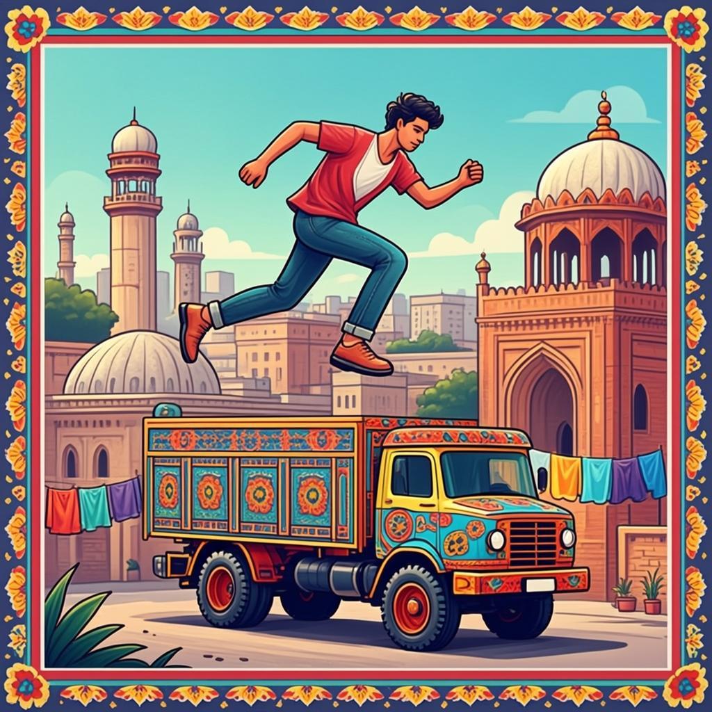 Lahore Rooftop Parkour 3D — free online game