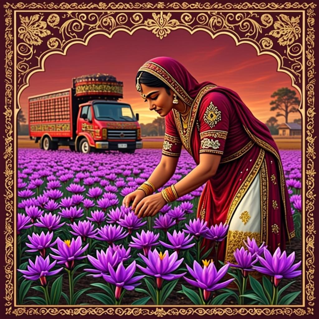 Kashmir Saffron Harvest — free online game