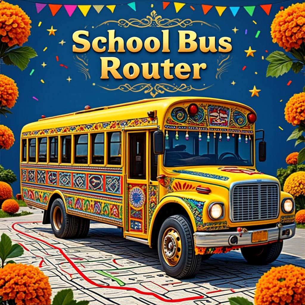 School Bus Router — free online game
