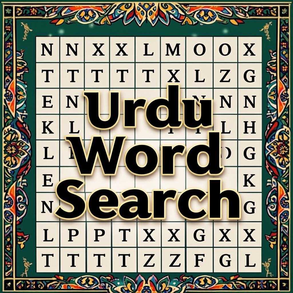 Urdu Word Search — free online game