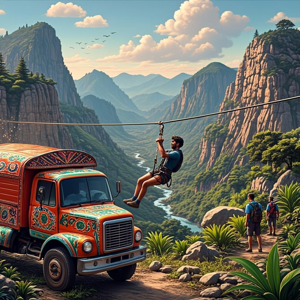 Zipline Course Designer — free online game